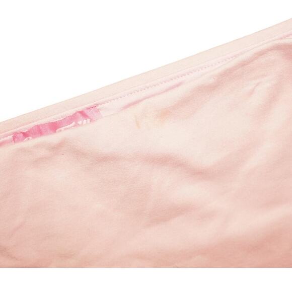 Sugar Thrillz Pink Feather Trim Mini Skirt – Size L - Picture 5 of 5